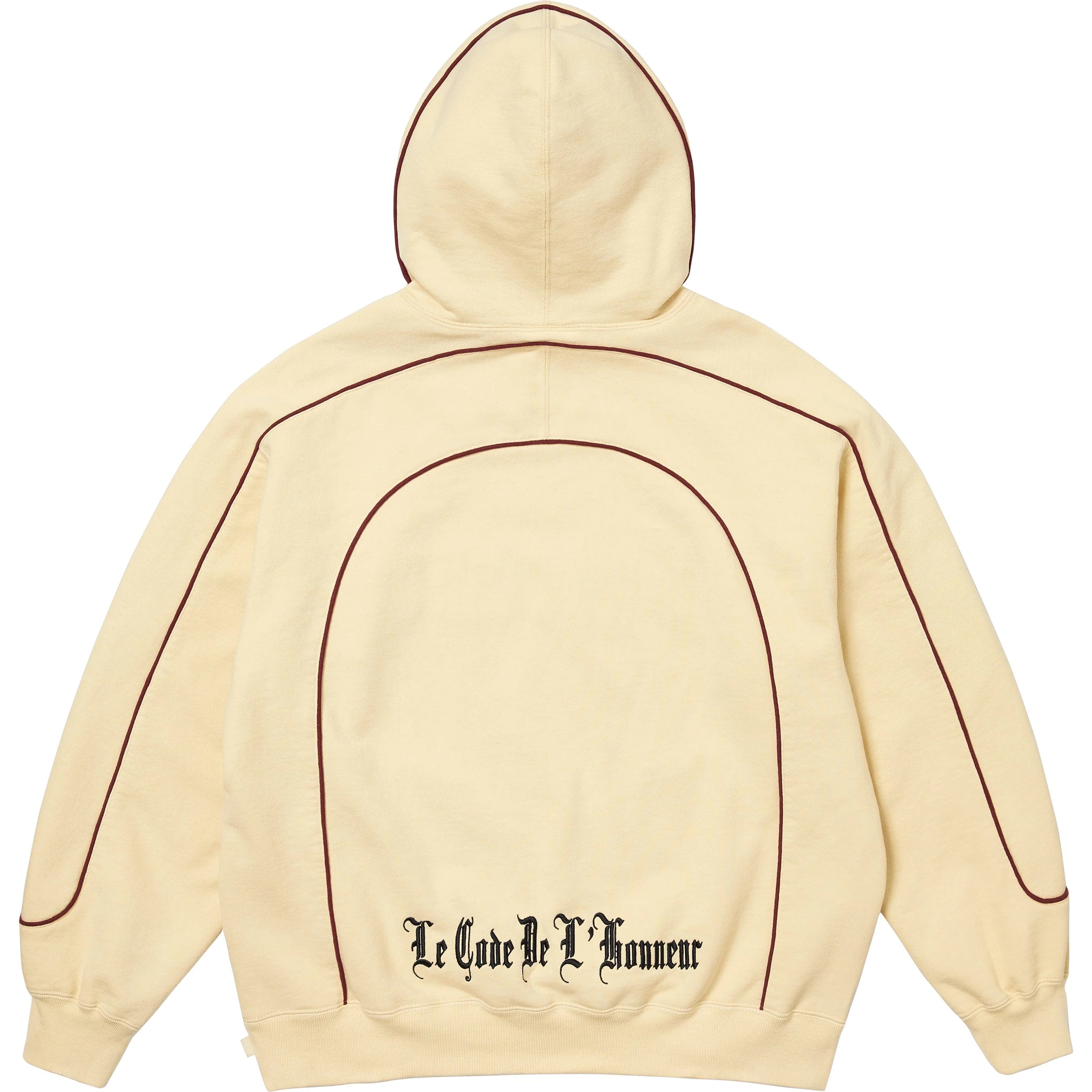 Curve Piping Hooded Sweatshirt view 11